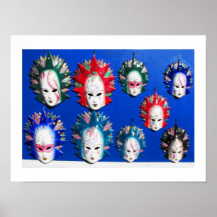 Gesichtsmasken Poster