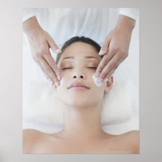 Gesichtsmassage Poster