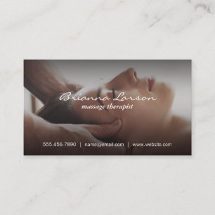 Gesichtsmassage Wellness-Center Visitenkarte