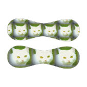 Gesichtsmuster der weißen Katze Thunder_Cove Baseball (Paneele)