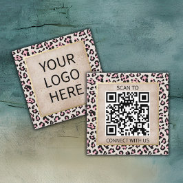 Gesichtsmuster und Gold Vintag Quadratische Visitenkarte