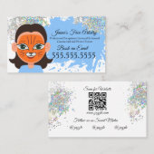 Gesichtspainting Facainter Child Entertainment Visitenkarte (Vorne/Hinten)