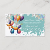 Gesichtspainting Facepainter Balloon Twister Visitenkarte (Vorderseite)