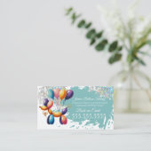 Gesichtspainting Facepainter Balloon Twister Visitenkarte (Stehend Vorderseite)