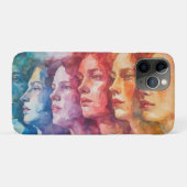 Gesichtspflege von Frauen - Aquarellmalerei Case-Mate iPhone Hülle (Rückseite (Horizontal))