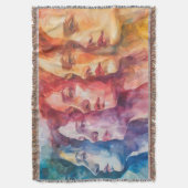 Gesichtspflege von Frauen - Aquarellmalerei Decke (Vorderseite Vertikal)