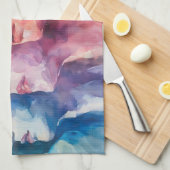 Gesichtspflege von Frauen - Aquarellmalerei Geschirrtuch (Viertel Falte)