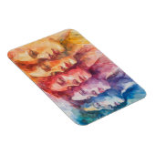 Gesichtspflege von Frauen - Aquarellmalerei Magnet (Rechte Seite)
