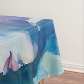 Gesichtspflege von Frauen - Aquarellmalerei Tischdecke (Beispiel)