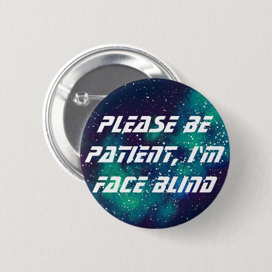 Gesichtspunkt Blind anpassbare Galaxie-Identität Button (Vorne & Hinten)