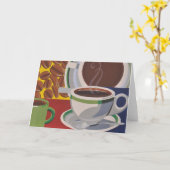 Gesichtspunkt-Kaffee-Karte Karte (Gelbe Blume)