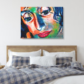 Gesichtspunkt Leinwanddruck (Insitu (Schlafzimmer))