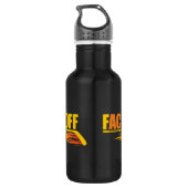 Gesichtssaal (Hockey) Edelstahlflasche (Rückseite)