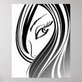 Gesichtsschild für Schönheit Poster (Vorne)