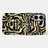 Gesichtswirbel-Porträt-Handyhülle Case-Mate iPhone Hülle (Rückseite (Horizontal))