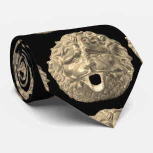 Gesichtszüge der griechischen Löwen Krawatte