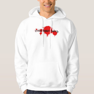 Gesichtunten toter weißer Hoodie