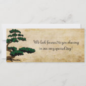 Gesiha Boarding Pass Hochzeit Einladung (Rückseite)