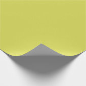 Gespannte Perle Limette Gelb Grün  Geschenkpapier (Ecke)