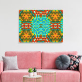 Gespannter Leinwanddruck (Insitu (Wohnzimmer))