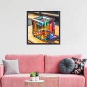 Gespannter Leinwanddruck (Insitu (Wohnzimmer))
