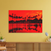 Gespannter Leinwanddruck (Insitu (Wohnzimmer))