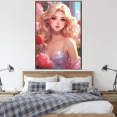 Gespannter Leinwanddruck (Insitu (Schlafzimmer))