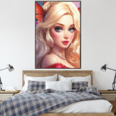 Gespannter Leinwanddruck (Insitu (Schlafzimmer))