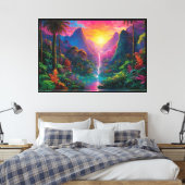 Gespannter Leinwanddruck (Insitu (Schlafzimmer))