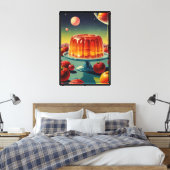 Gespannter Leinwanddruck (Insitu (Schlafzimmer))