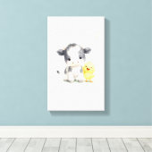 Gespannter Leinwanddruck (Insitu (Holzboden))