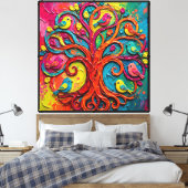 Gespannter Leinwanddruck (Insitu (Schlafzimmer))