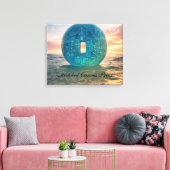 Gespannter Leinwanddruck (Insitu (Wohnzimmer))