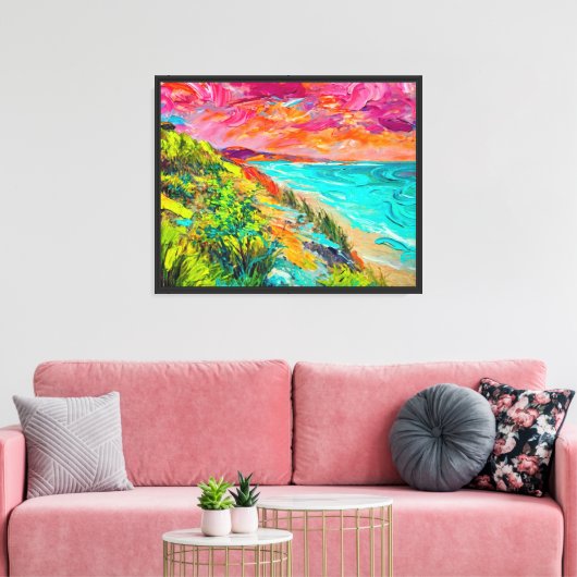 Gespannter Leinwanddruck (Insitu (Wohnzimmer))