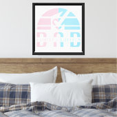 Gespannter Leinwanddruck (Insitu (Schlafzimmer))