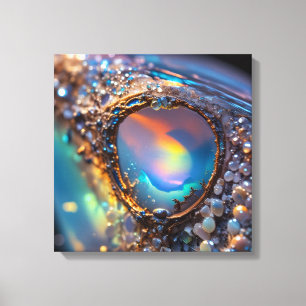 Gespannter Leinwanddruck (Fire Opal-8)