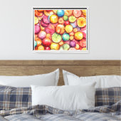 Gespannter Leinwanddruck (Früchte) (Insitu (Schlafzimmer))