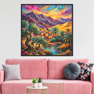 Gespannter Leinwanddruck Landschaft