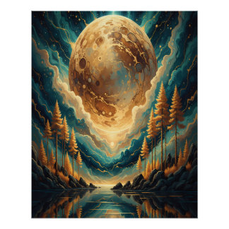 Gespannter Leinwanddruck Poster