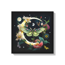 Gespanntes Gewebe - Nachtschmetterling