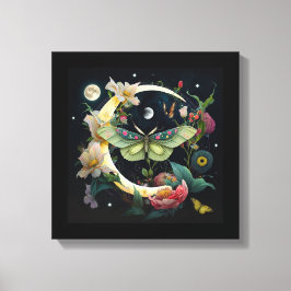 Gespanntes Gewebe - Nachtschmetterling Leinwanddruck