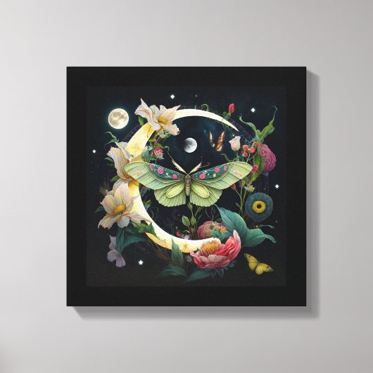 Gespanntes Gewebe - Nachtschmetterling Leinwanddruck (Vorderseite)