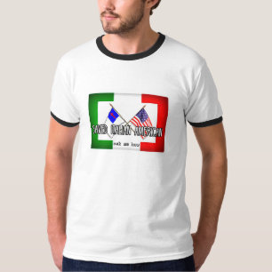 Gespeichert Italienisch Amerikanisch T-Shirt