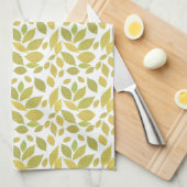 Gespeicherte Blätter Geschirrtuch (Viertel Falte)