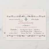 Gespeicherte Sacrament Religious Invitation (Pink) Einladung (Vorne/Hinten)