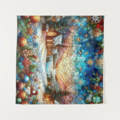 Gespeichertes Glas Wandteppich (Vorderseite (Horizontal))