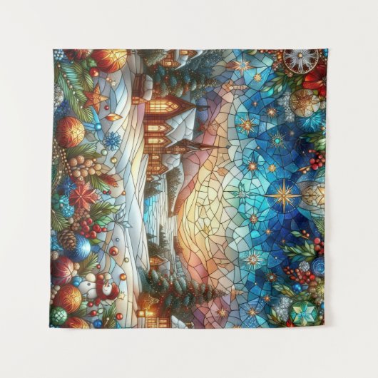 Gespeichertes Glas Wandteppich (Vorderseite (Horizontal))