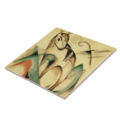 Gespeichertes Mythisches Tier (von Franz Marc) Fliese (Seite)