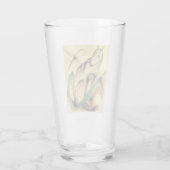 Gespeichertes Mythisches Tier (von Franz Marc) Glas (Rückseite)