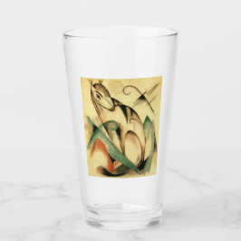 Gespeichertes Mythisches Tier (von Franz Marc) Glas